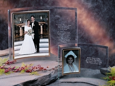 Crystal Invitation Picture Frame